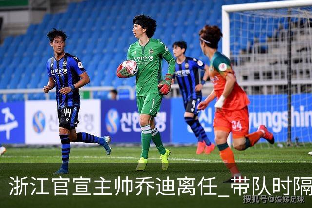 浙江官宣主帅乔迪离任 带队时隔12年重回亚冠